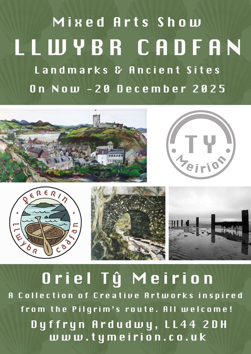 Oriel Tŷ Meirion - Llwybr Cadfan Exhibition Poster.jpg